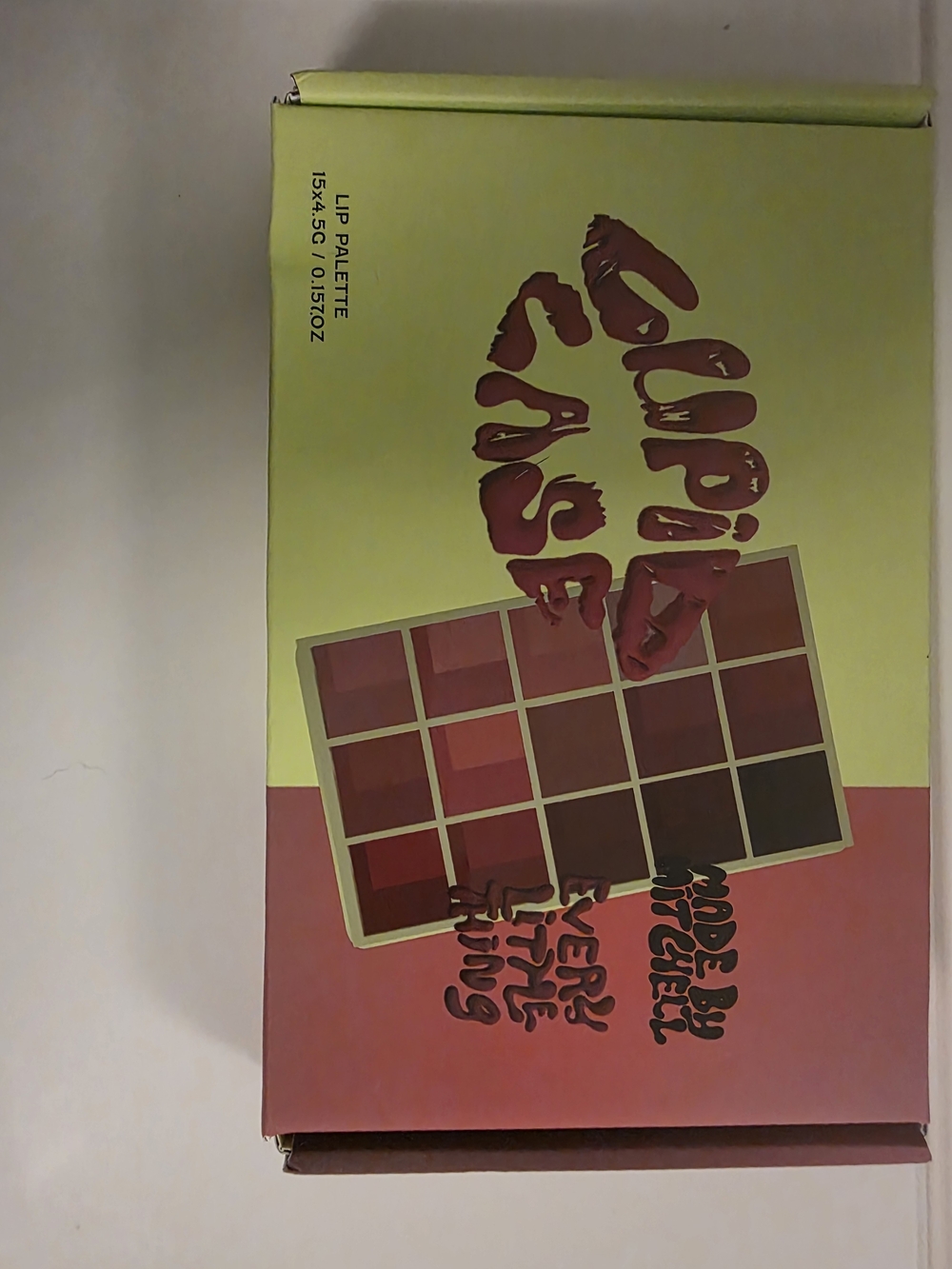 Colorful Lip Palette - Yellow & Pink Packaging